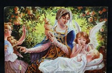 Élisabeth SONREL (1874-1953) attribué à Vierge à la Quenouille HSP naissance