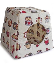 Couchette Igloo pour chiens et chats transformable en chenil ouvert Ligne Gufett