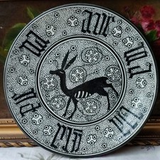 ANCIEN GRAND PLAT POTERIE