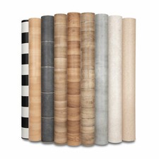 PVC Revêtement de Sol Vinyle Cv Couverture Atlantic Aspect Bois & Tuiles-Optique