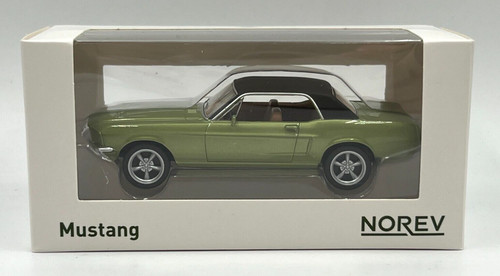 Ford mustang coupé 1968 vert - coupé,