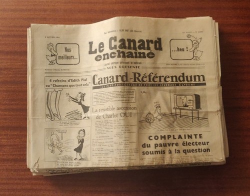 Canard enchaîné année - le,