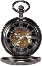Pocket Watch with Chain for