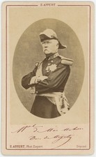 CDV circa 1870. Le maréchal Patrice de Mac Mahon en tenue militaire. Militaria.