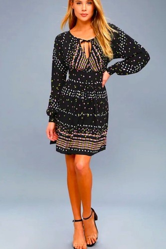 Free people coryn black print - coryn,