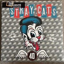 STRAY CATS "40" EXCLUSIVE FRENCH GOLD VINYL LP BRAND NEW SEALED / NEUF EMBALLÉ