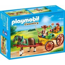 Playmobil Country Calèche avec attelage 6932 chevaux, poney, equitation