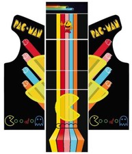 Stickers Borne Arcade (Mame ou Euro ou Personnalisé) - Pac-Man - modèle 1