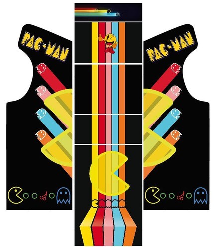 Stickers borne arcade - stickers, (mame