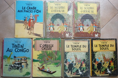 Anciennes de tintin - bd,