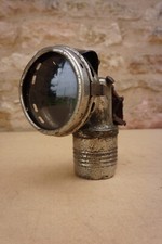 ANCIENNE  LAMPE VÉLO MOTO À ACÉTYLÈNE PTEIDUON