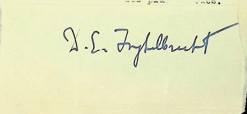 Signature autographe - ✒,