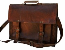 Sac besace cuir - besace, marron