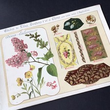 Planche Art Nouveau 1900 Bijou