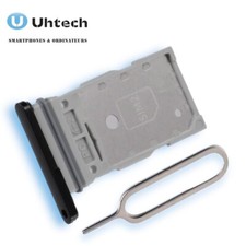 Tiroir Carte Dual SIM (SIM Card Tray) Samsung Galaxy S22 Ultra - Noir (Black)