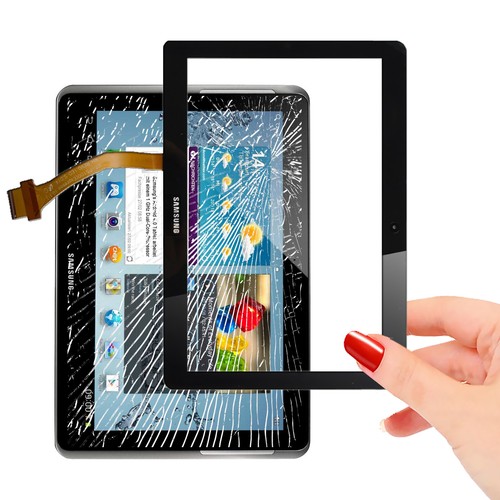 Vitre tactile noire p5110 - vitre, gt-p5110