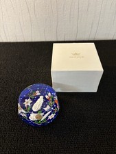 Boule presse papier série ' 4 saisons ' l'hiver cristal de Saint Louis Numéroté