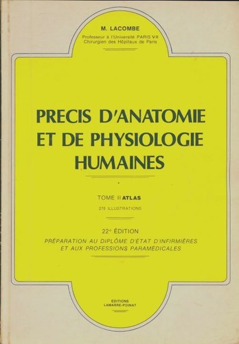 Précis anatomie de - d'anatomie,