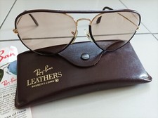 Lunettes solaires RAY BAN Leathers AVIATEUR VINTAGE  B &L - L II TT CUIR Marron