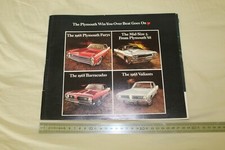 (MB2/F) Brochure catalogue 1968 PLYMOUTH Fury Barracuda Valiant Mid-Size 5
