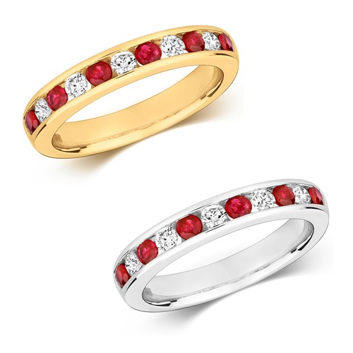 Bague semi pavée - semi,