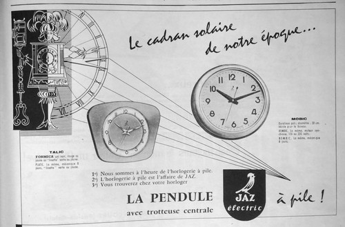 Publicité presse 1960 jaz - publicitÉ,