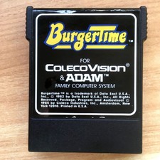 BURGER TIME - CARTOUCHE 100% ORIGINALE CBS COLECOVISION PAL EURO - Cartridge