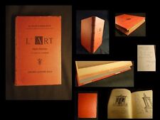 LIVRE - L'ART SIMPLES ENTRETIENS A L'USAGE DE LA JEUNESSE-E.PECAUT ET C.BAUDE -