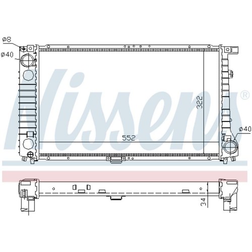 Radiateur moteur - radiateur,