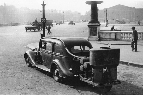 Ww2 paris voiture au - -,