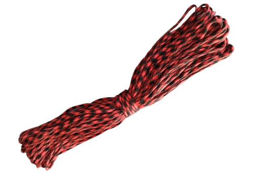Paracorde noir rouge - paracorde, noir/rouge