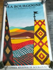 Villemot superbe affiche" La Bourgogne "