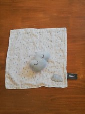 Doudou Orchestra Prémaman Plat Carré Nuage Bleu Blanc Gouttes D'eau