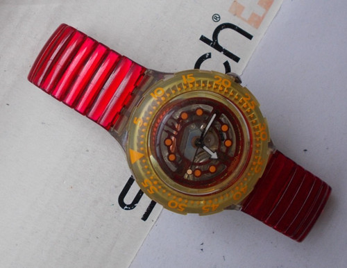 Scuba swatch red - swatch, "