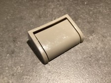 Dévidoir à papier toilettes en plastique beige - TBE