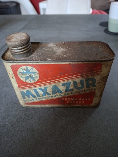 Ancien bidon huile - huile, mixazur