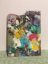 PALETTE DE PEINTRE EN BOIS