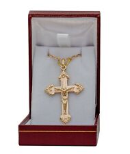 pendentif croix Plate 4.5cm