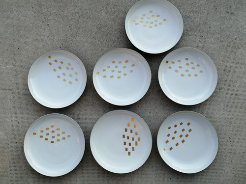Lot assiettes porcelaine - 7,