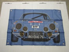 RARE VINTAGE DRAPEAU ALPINE