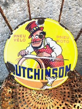 PLAQUE EMAILLÉE  HUTCHINSON 