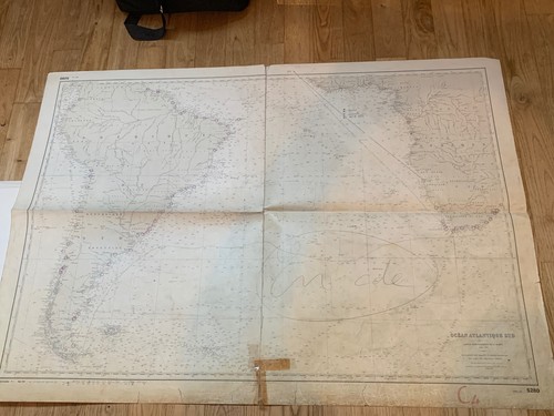 Carte marine ancienne