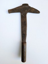 Marteau de couvreur ardoisier droite, Outils Anciens, old tools.