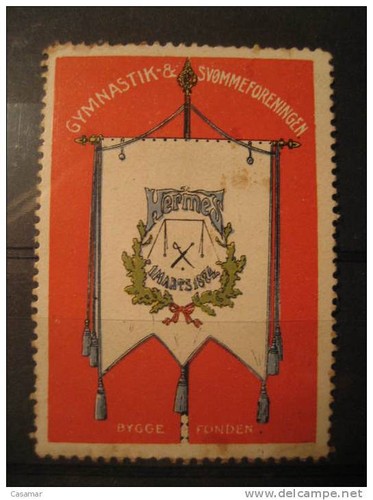 Denmark hermes 1874 affiche - hermes,