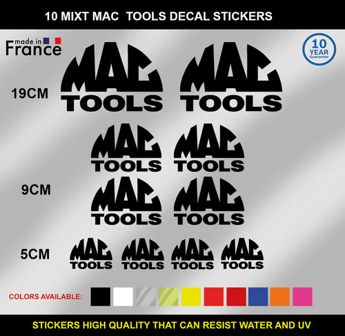 Mac tools véritable - mac, decal