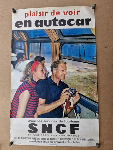 Affiche sncf plaisir voir - affiche, de