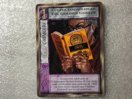 Ccg card mythos carte cultes - ccg,