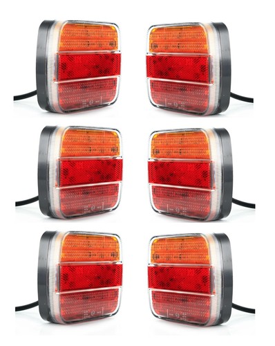 Led feu stop 12v 24v - 6x,