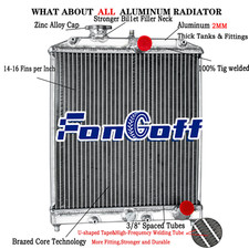 Aluminium radiateur pour honda - radiateur,