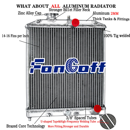 Aluminium radiateur pour honda - aluminium,